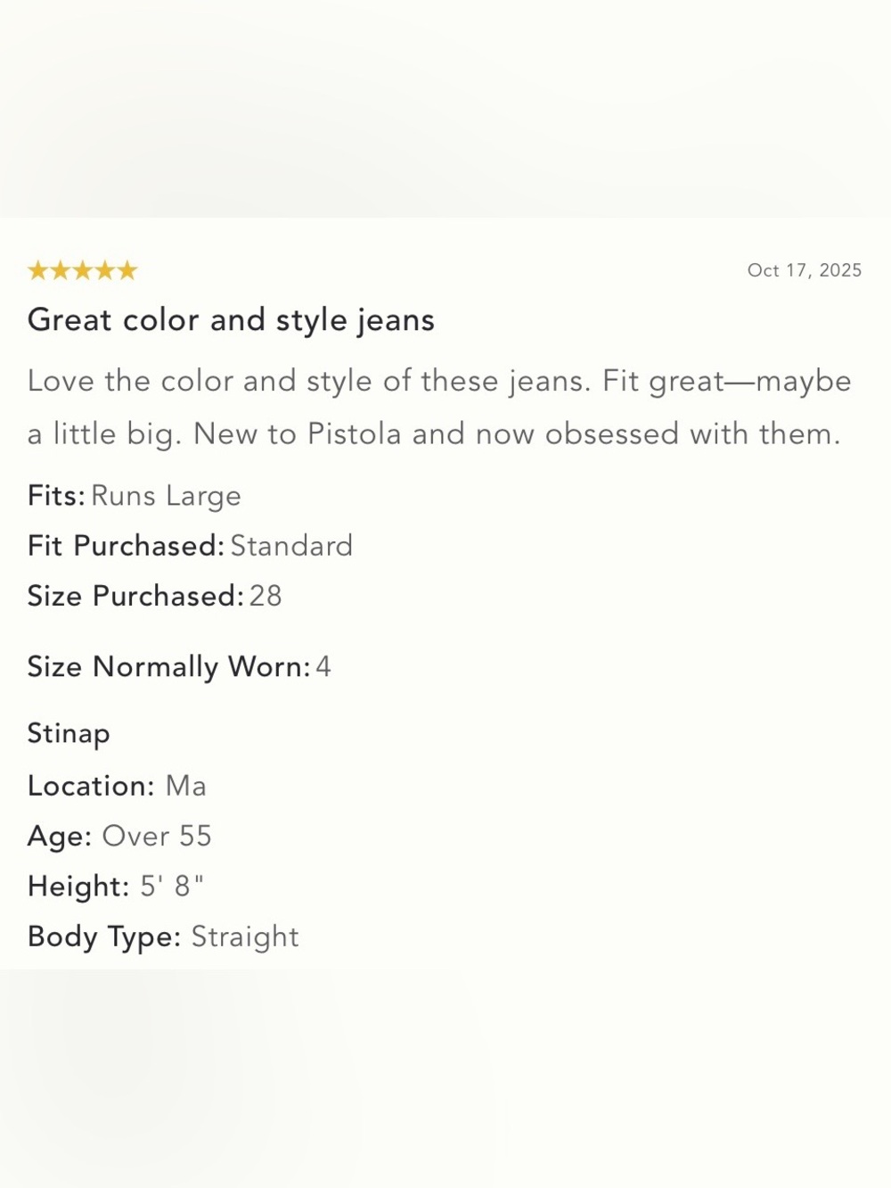 NWT Size 31P - Pistola Penny High-Rise Wide-Leg Jeans 99% Cotton (NWT $248) - Picture 11 of 16